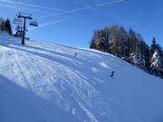 Schwarze Piste an der Almbahn am Maiskogel