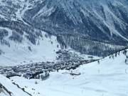 Montgenèvre liegt zwischen den Pisten