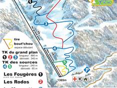 Pistenplan Le Grand Plan – Col du Barioz