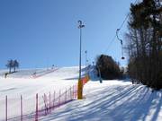 Skipiste und Skilift Petersberg