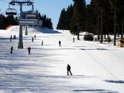 Flach aber beliebt: Piste am Bremberg