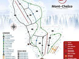 Pistenplan Mont Chalco