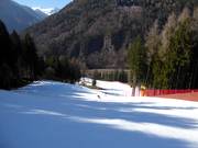 Ende der schweren Abfahrt Tulot