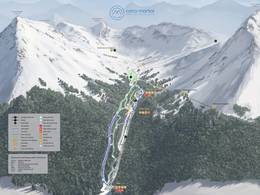 Pistenplan Cerro Martial