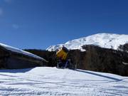 Schneekanone an der Ronalp