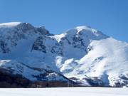 Blick auf das gewaltige Bergmassiv Durmitor mit Savin Kuk 2313 m