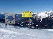 Detaillierte Ausschilderung jeder einzelnen Piste