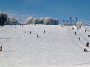 Leichte und breite Piste