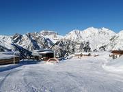 Anfängerbereich an der Bergstation Sonnnenkopfbahn