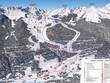 Pistenplan vom Skigebiet Ladurns