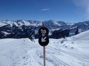 Klare Pistenmarkierung