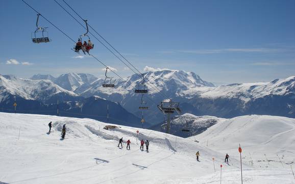 Größtes Skigebiet im Arrondissement Grenoble – Skigebiet Alpe d'Huez