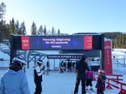 Digitale Anzeigen am Einstieg