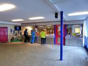 Gepflegter Kassenbereich an der Talstation