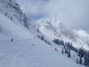 Tiefschneehänge im Honeycomb Canyon
