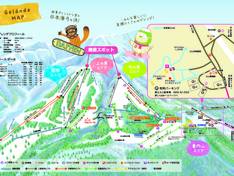 Pistenplan Daisen White Resort – Kokusai/Uenohara/Nakanohara/Gouenzan