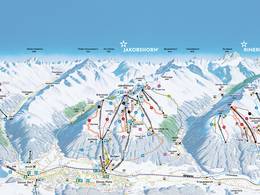 Pistenplan Jakobshorn (Davos Klosters)