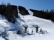 Dubbelliften 1 - Schlepplift mit T-Bügel/Anker