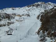 Olympiaabfahrt in Val d'Isère
