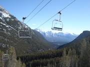Mystic Express mit Blick über die Kanadischen Rockies