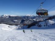 Pisten an der 8er-Sesselbahn Steinplatte