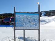 Pistenplan an der Talstation