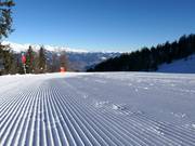 Sehr gute Pistenpräparierung