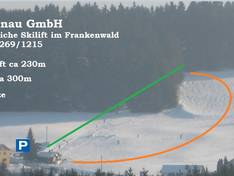 Pistenplan Langenau (Tettau)