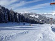 Leichte Abfahrt "Die Schönste" am Alm 6er