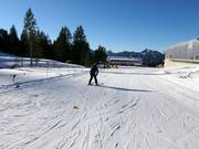Übungsgelände der Skischule NTC