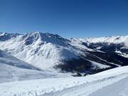 Blick auf Gaisloch und Bergkastel