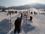 Kostenfreies Förderband an der Talstation