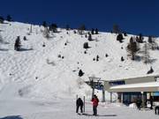 Ende der Abfahrt vom Chassoure in Tortin