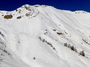 Freeridepotential unterhalb der 6er Sesselbahn Dôme