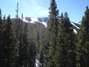 Blick zum June Mountain Summit