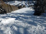 Tiefschneehang unterhalb der Alp Pradame