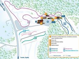 Pistenplan Reiņa trase – Kalnzaki