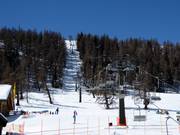 Trogalmbahn - 2er Sesselbahn fix geklemmt