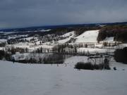 Blick auf die Hauptabfahrt