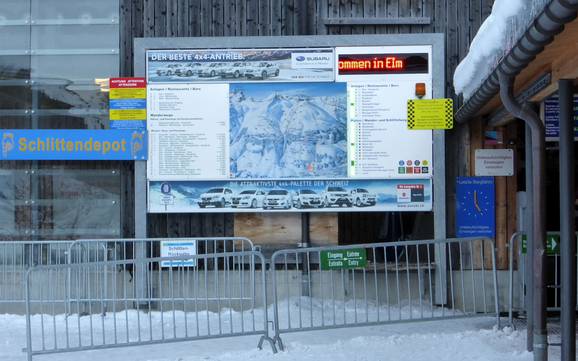 Sernftal: Orientierung in Skigebieten – Orientierung Elm im Sernftal