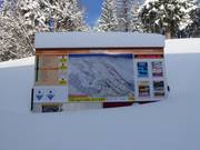 Große Informationstafel an der Mittelstation