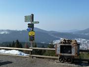Blick von der Mittelstation auf Bodenmais