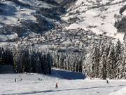 Wagrain liegt direkt am Fuß der Lifte