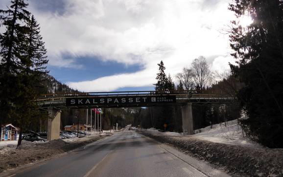 Vemdalen: Anfahrt in Skigebiete und Parken an Skigebieten – Anfahrt, Parken Vemdalsskalet