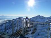 Aussichtsplattform am Lomnický štít auf 2634 m