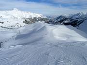 Start der Pisten am Luegli