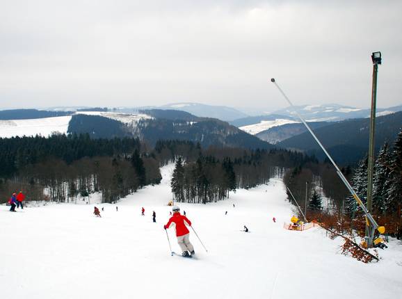 Blick von der Bergstation