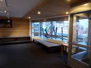 Gepflegtes Skidepot an der Talstation