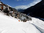 Der Ort Kappl an der Talabfahrt