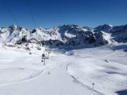 Leichte Abfahrt Karlesjoch